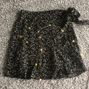 Floral Wrap Skirt